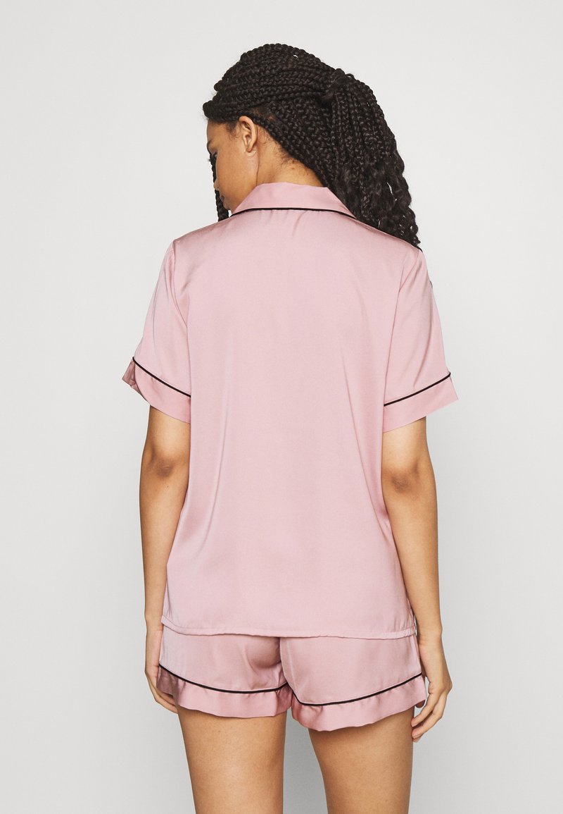 Damen Nachthemden | Anna Field AMANDA SHORT SLEEVE PJ SET Nachtwäsche Set pink - WT18589 Damen Nachthemden | Anna Field AMANDA SHORT SLEEVE PJ SET Nachtwäsche Set pink - WT18589