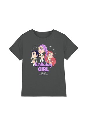 KPOP DEMON HUNTERS BIRTHDAY GROUP - Print T-shirt - anthracite