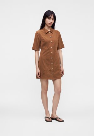 ONLY ONLAIME SHORT DRESS - Vestido camisero - bison