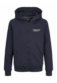 Jack & Jones Junior JORLAKEWOOD SWEAT ZIP BF JNR - Mikina na zip - navy blazer