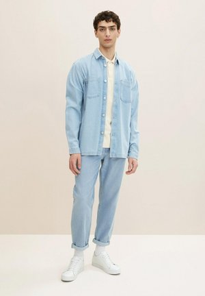 Relaxed fit jeans - heavy bleached blue denim