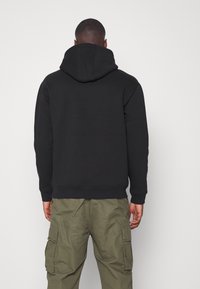 Tommy Jeans REFLECTIVE FLAG HOODIE - Sweatshirt com capuz - black