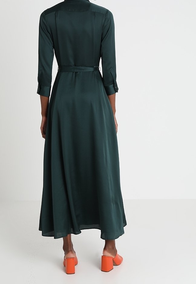 slim fit dress slacks Vestido Verde Banana Republic – Variangis