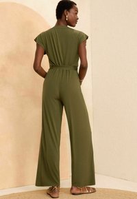 Love & Roses ZIP DETAIL WIDE LEG - Pajac - khaki green