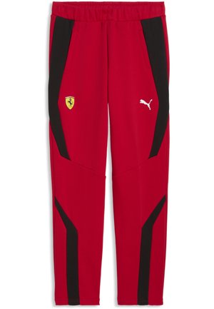SCUDERIA FERRARI - Pantalones deportivos - rosso corsa