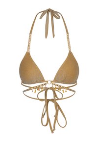 MODA MINX BIKINI TOP LUMIERE SEYCHELLES TRIANGLE - Bikini pezzo sopra - gold