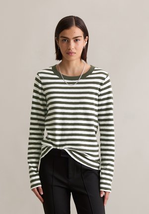 CREWNECK SLUB YD - Topper langermet - dark green multi