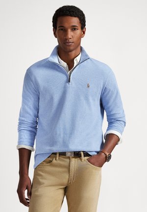 ESTATE-RIB QUARTER-ZIP PULLOVER - Pulóver - isle heather