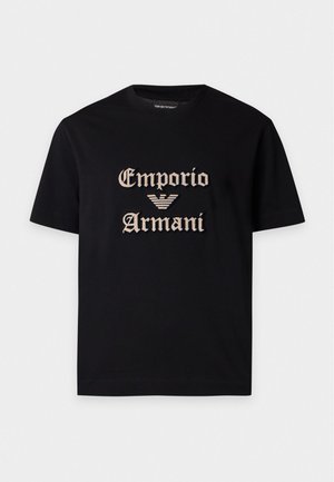 Emporio Armani, Camiseta estampada - black beauty