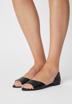 Bailarinas peeptoe - black