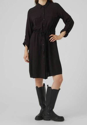 Blusenkleid - anthracite
