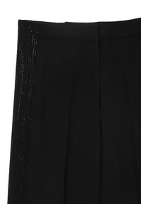 Calliope PALAZZO BANDA STRASS - Pantaloni - ultrablack