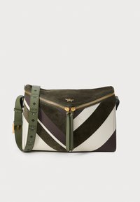 DIAMOND SHOULDER BAG MEDIUM - Ülerinna-kott - khaki moss
