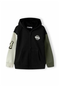 MINOTI ZIP THROUGH AND JOGGERS SET - Trenirka - black