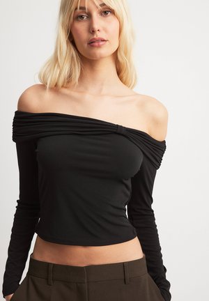 OFF SHOULDER - Long sleeved top - black