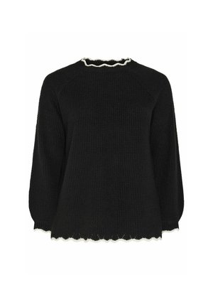Yours Clothing, PLUS SIZE JUMPERS - Trui - black