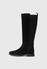 Tommy Hilfiger FLAG LONG Stivali alti black/nero