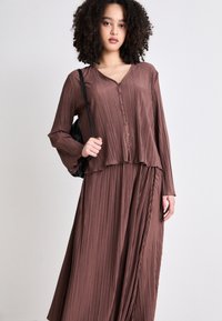 Samsøe Samsøe UMA - A-line skjørt - brown stone
