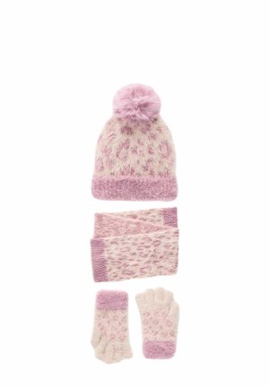 SET - REGULAR FIT - Mănuși - pink animal