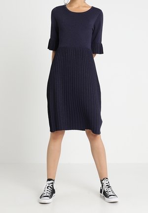 Gebreide jurk - dark blue
