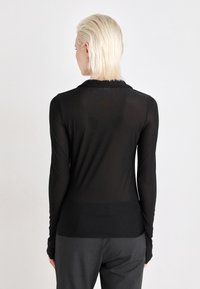 Weekday TRANSPARENT LONG SLEEVE - Topper langermet - black