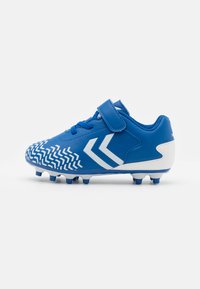 Não selecionado, blue/white
