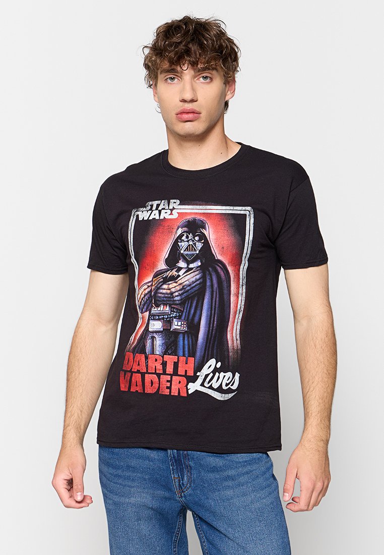 Star Wars T-shirt print zwart
