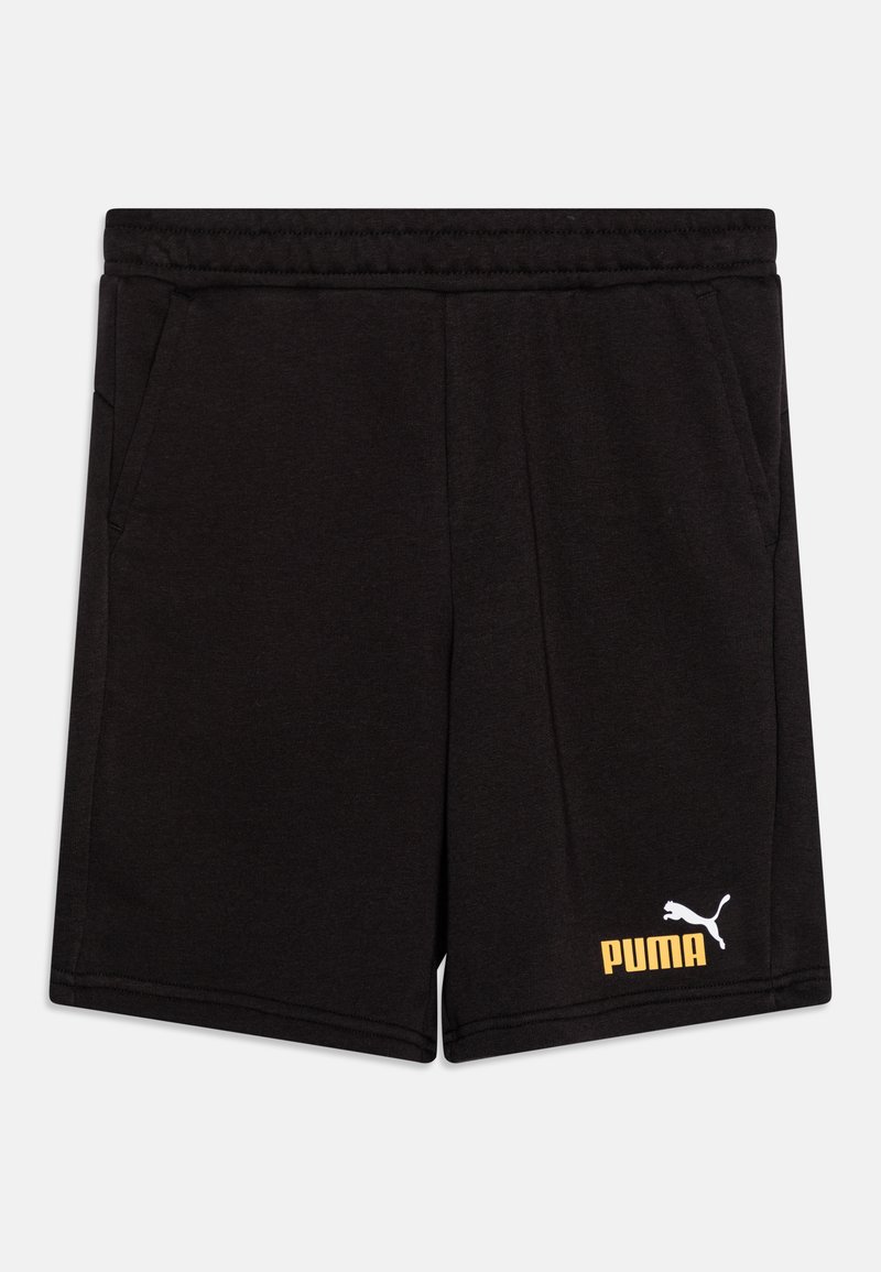 Puma SHORTS UNISEX kurze Sporthose black/mustard seed/hellgelb