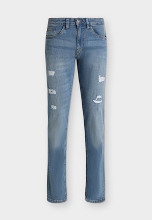 INDICODE JEANS, FRAZER - Slimfit džínsy - blue wash