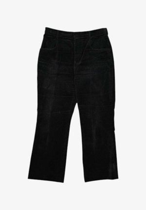 Saint Laurent, VELVET TROUSERS BLACK - Pantalon classique - black