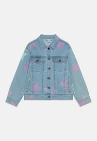 STELLA EMBROIDERED DENIM JACKET / BLUE STARRY