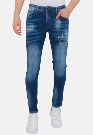 RIPPED - Slim fit jeans - blauw