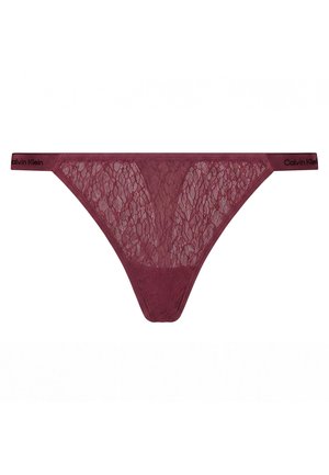 Calvin Klein Underwear, DIPPED STRING THONG - ICON LACE - String - established red