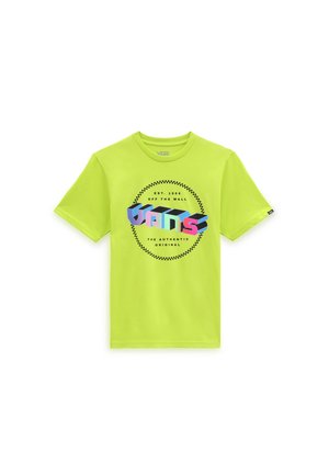 Vans DIGITAL FLASH - Camiseta estampada - medium green
