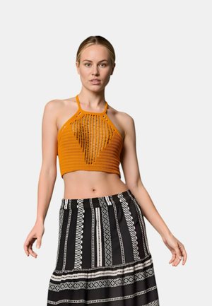Top - orange