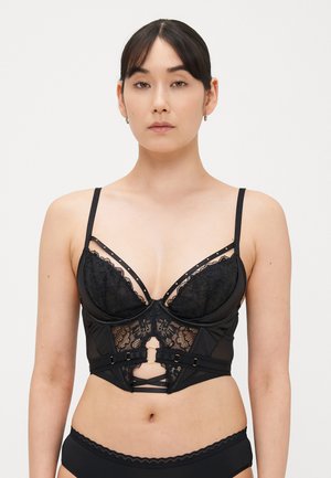 UNDISPUTED NON PAD CORSET - Corsager - black