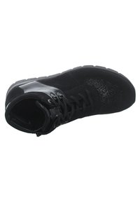 Waldläufer Bottines à lacets - schwarz