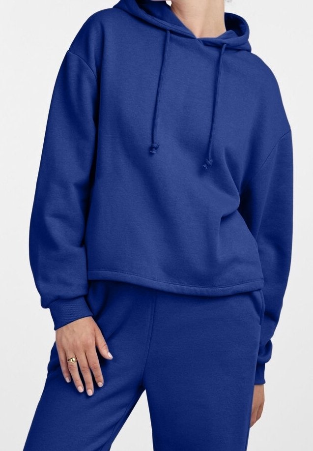 Pieces Kapuzenpullover - royal blue