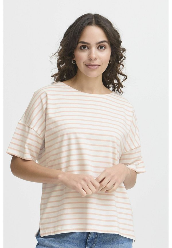 FRSIVA - Print T-shirt - rose smoke mix