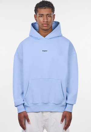 Dropsize HEAVY MIDDLE PATCH  - Hoodie - babyblue