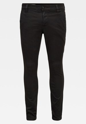 SKINNY CHINO - Chinosy - dk black gd
