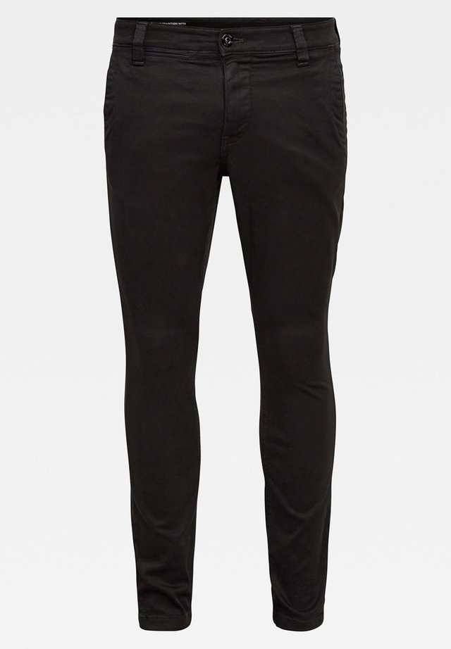 SKINNY - Chino - dk black gd