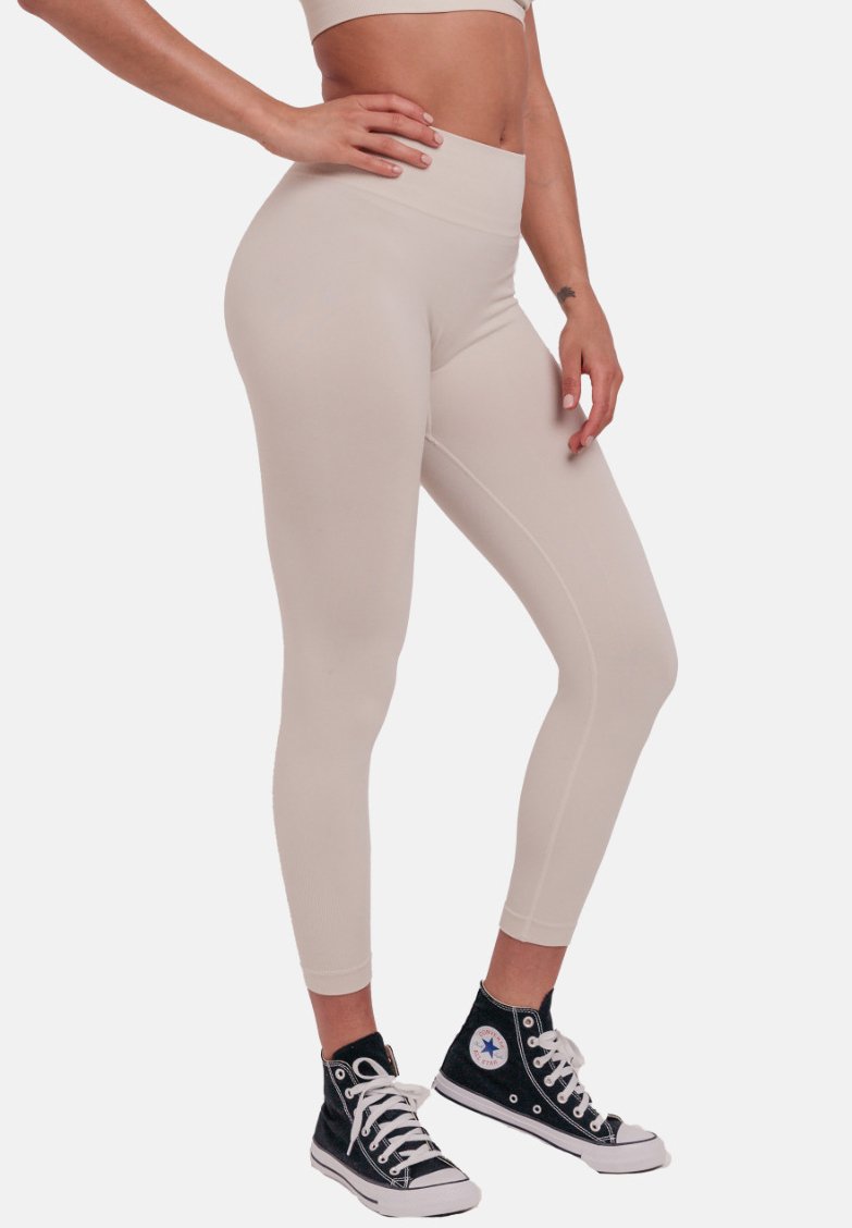 Araa Active Leggings - Trousers - beige 