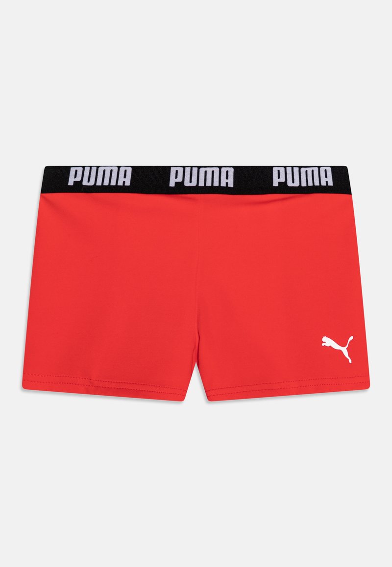 Puma - SWIM BOYS LOGO SWIM TRUNK - Badeshorts - red, Vergrößern