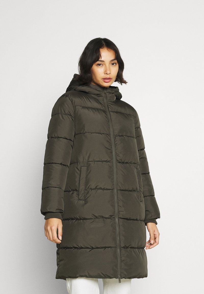 Pcbee New Long Puffer Jacket Black