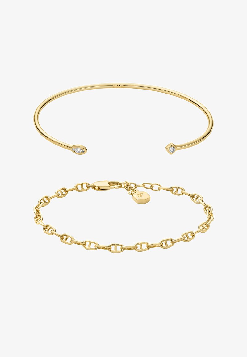 Fossil SET - Armbånd - gold-coloured
