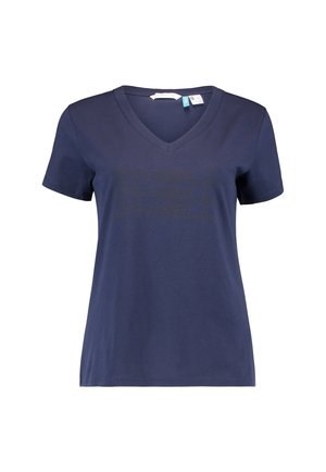 T-shirt print - dark blue