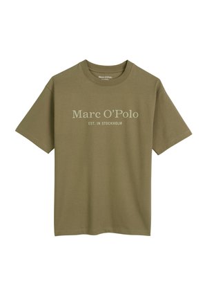 Print T-shirt - olive