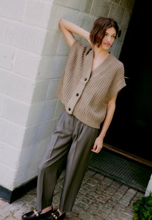 Pantalon classique - walnut melange