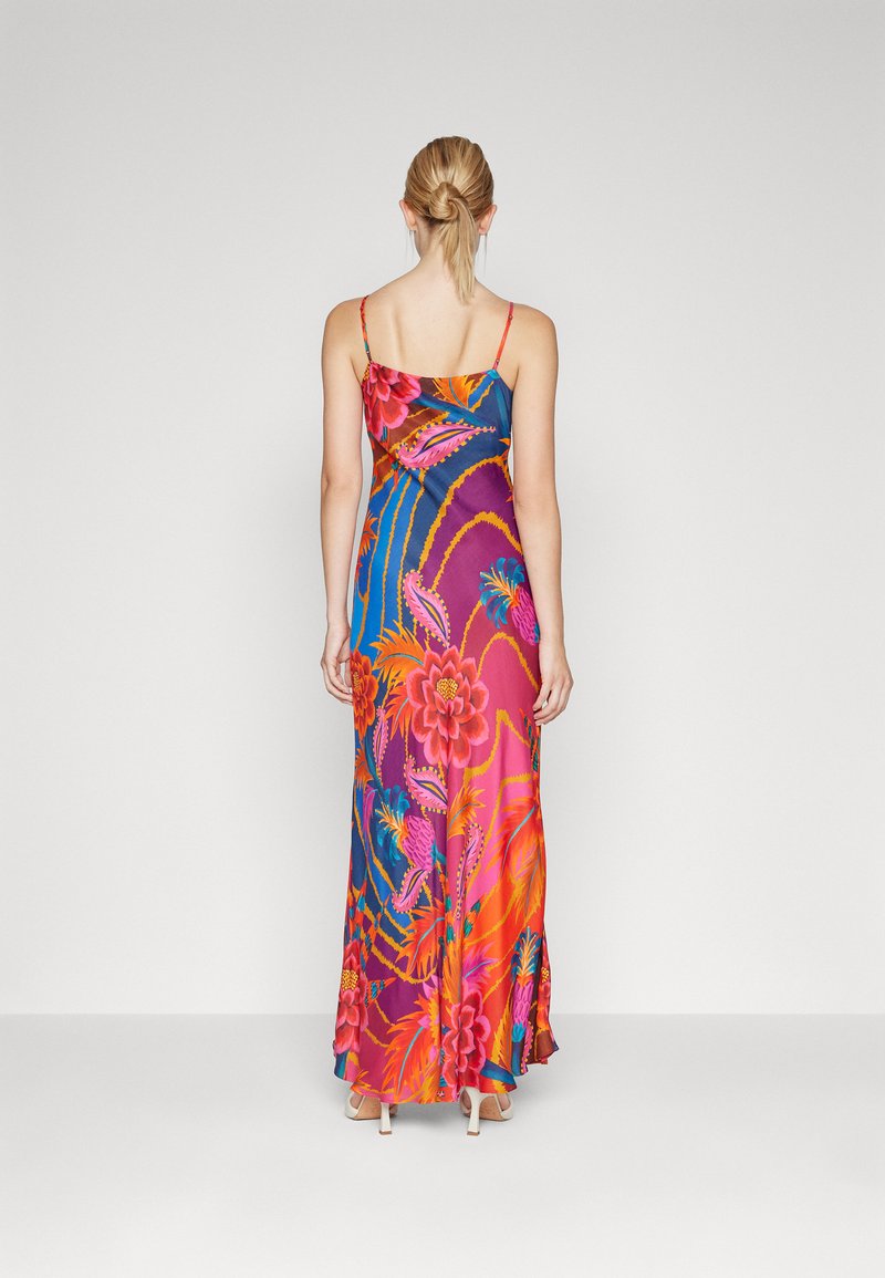 Farm Rio SLEVELESS DRESS Robe longue vintage wave/multicolore ZALANDO.FR
